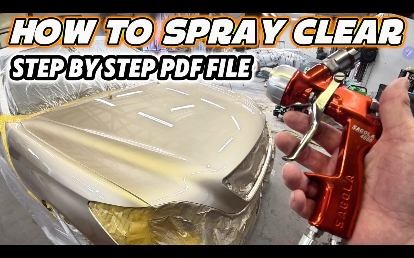 How to spray clearcoat: Techniques, Gun settings, Tips and Tricks PDF FILE